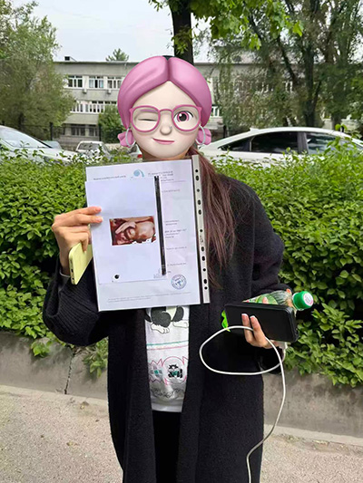 江苏客户吉尔吉斯斯坦孕妈22周4维体检合格,顺顺利利 江苏客户吉尔吉斯斯坦孕妈22周4维体检合格,顺顺利利